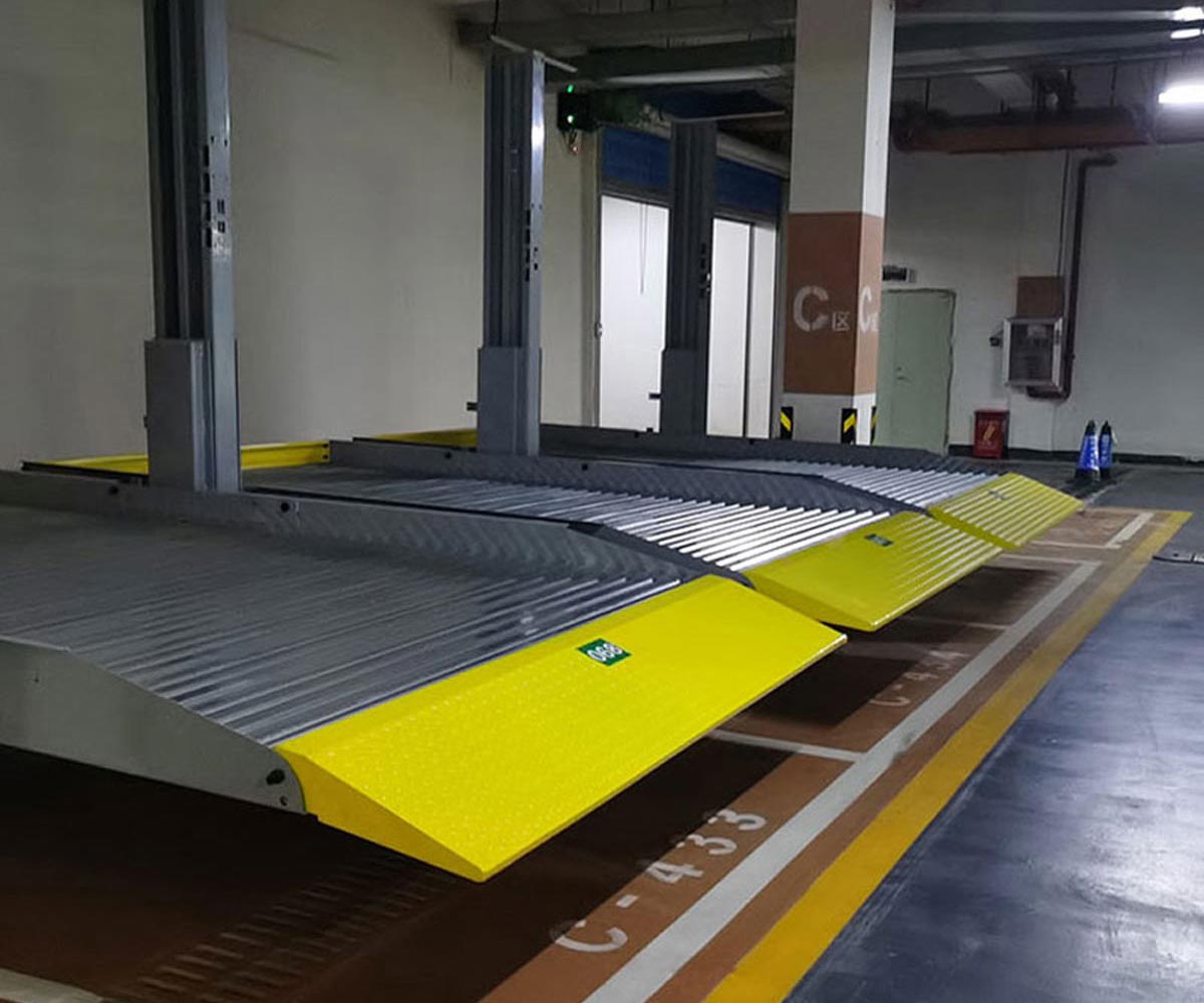 峨邊四柱立體車位拆除