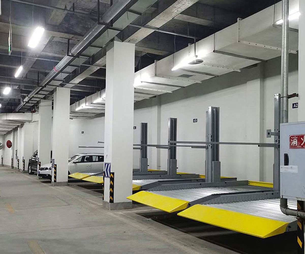 爐霍雙柱立體車庫安裝
