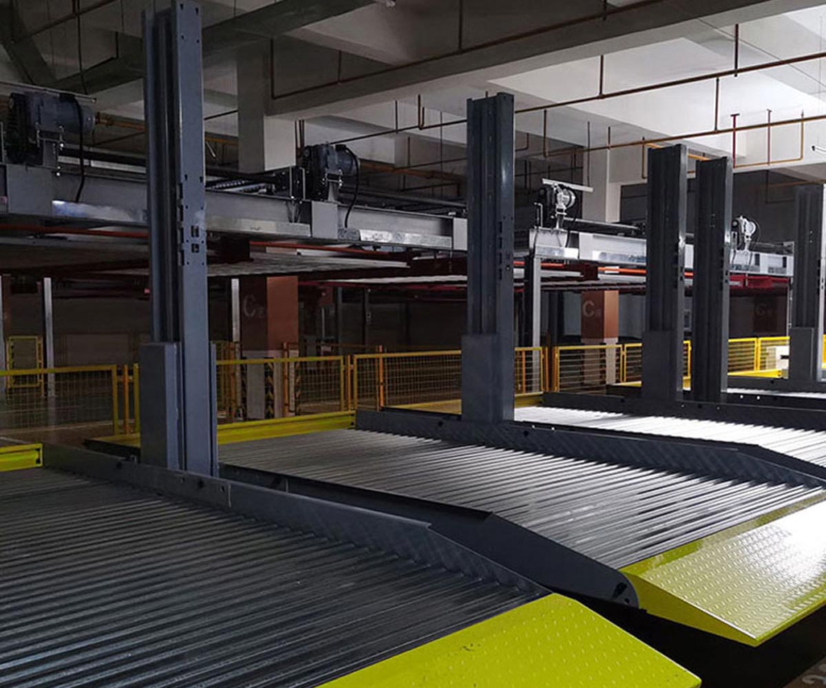 郫都升降式立體車庫過驗收