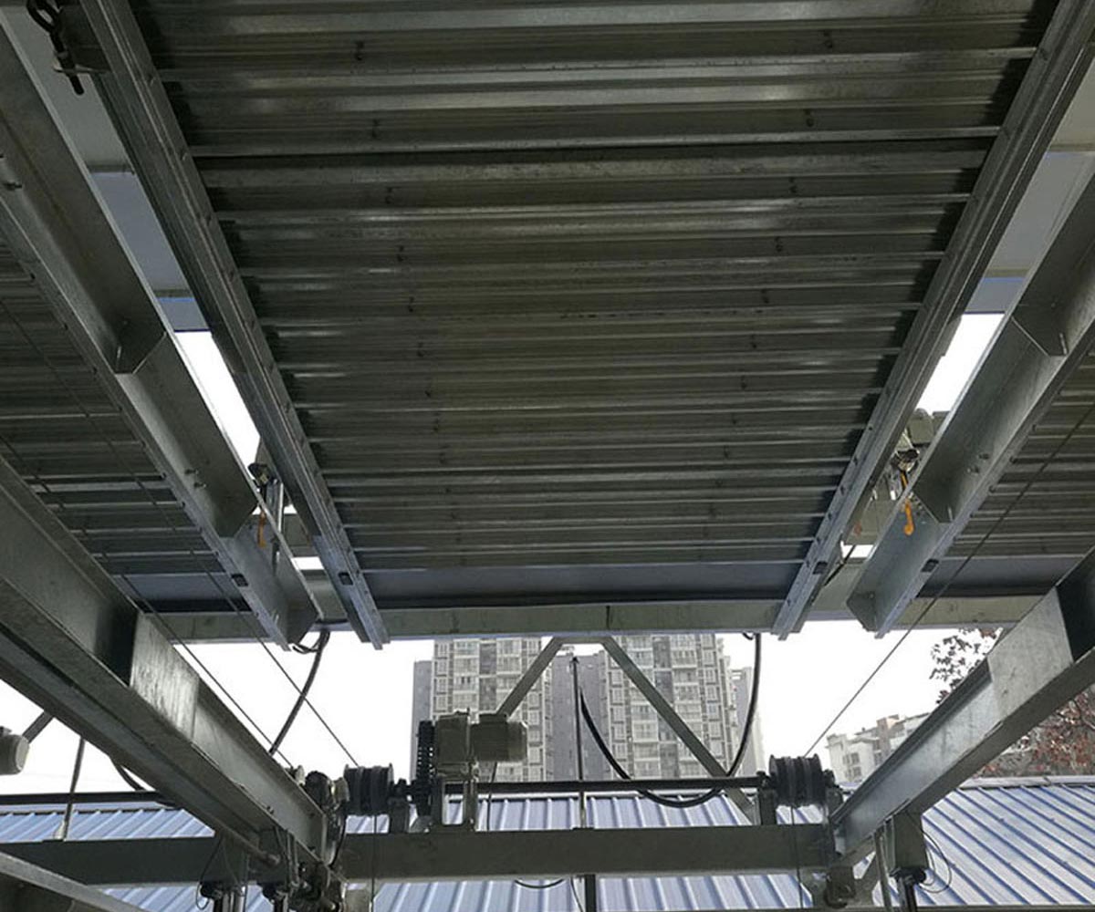 樂至四柱式91视频直播下载庫改造