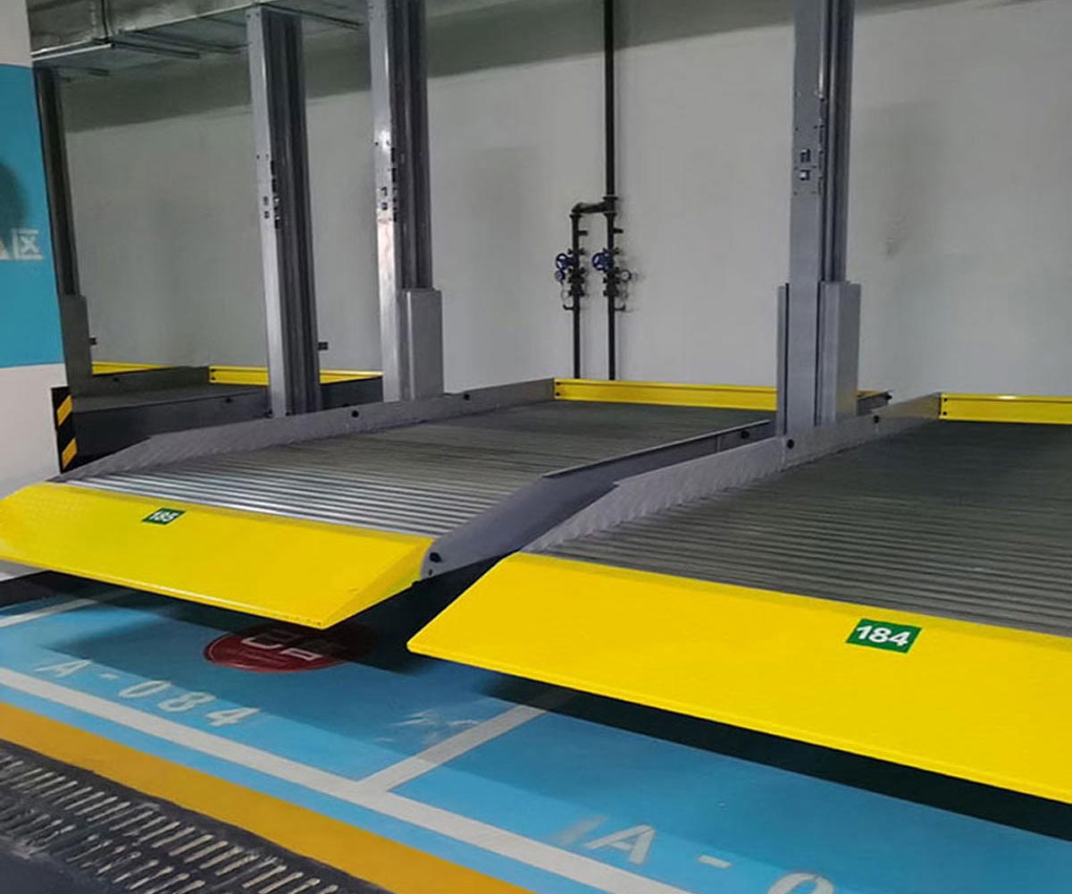 邛崍俯仰式立體車位改造