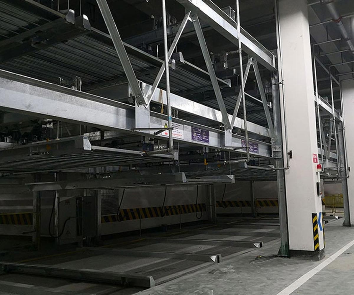 郫都2層機械立體車庫拆除