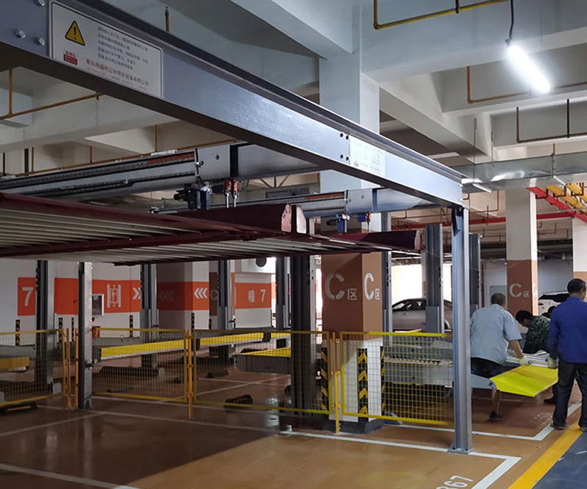 西充兩柱式機械式立體車庫二手