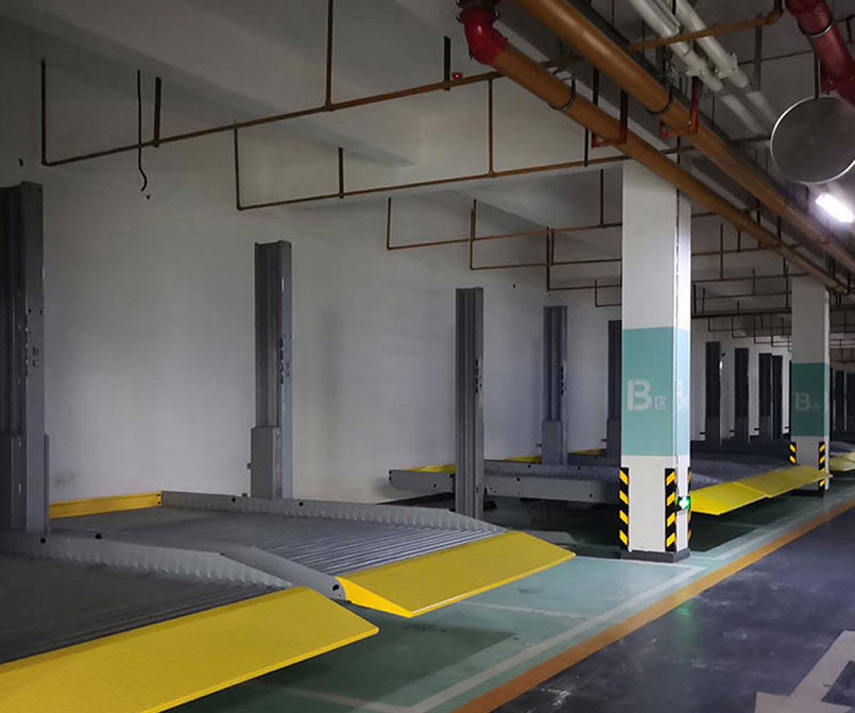 鹽源簡易升降立體車庫液壓部分安裝步驟