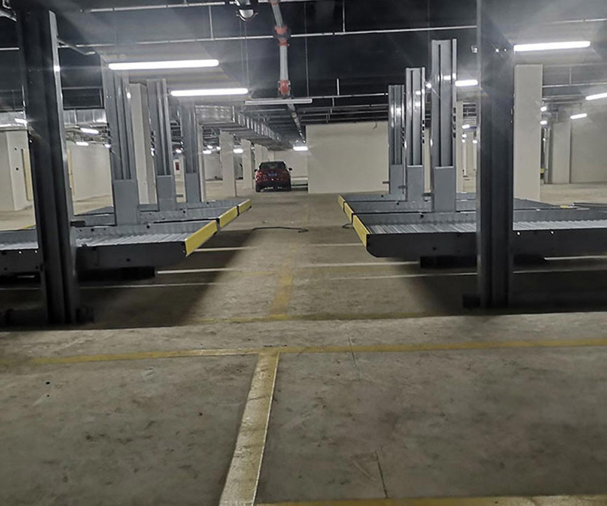 郫都PJS301-20家用俯仰立體車庫設備的正確使用