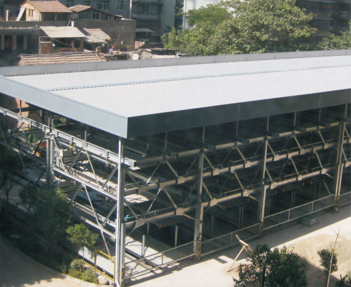 青神PSH負二正三地坑式五層升降橫移類91视频直播下载設備